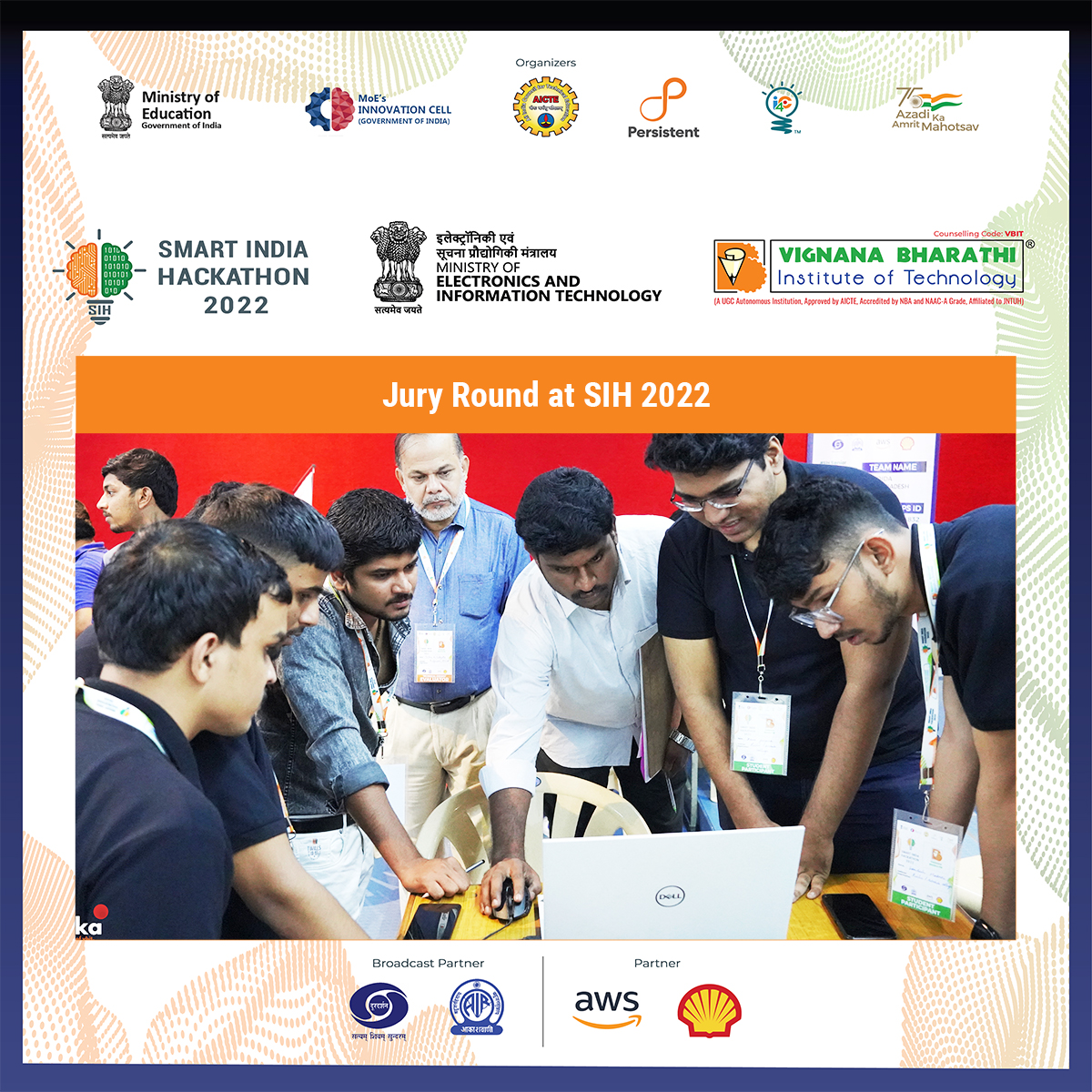 VBITHYD's tweet photo. Glimpses of Jury round at Smart India Hackathon 2022 #SIH Software Edition Grand Finale
#VBIT #SmartIndiaHackathon #JuryRound #SmartIndia #PM_ModiAtSIH #SIH2022 #SoftwareEdition #SIHSoftwareEdition #GrandFinale #SmartIndiaHackathon2022 #MEIT #InnovationCell #AICTE #Persistent https://t.co/YmBokzUZ1G