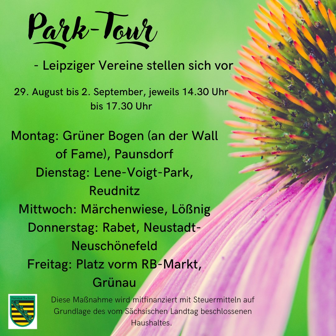 Kommende Woche habt ihr übrigens die Möglichkeit, phantastische Vereine in eurem Kiez kennenzulernen. Es gibt Kaffee, Kekse und tolle Kollegen mit wichtigen Projekten.