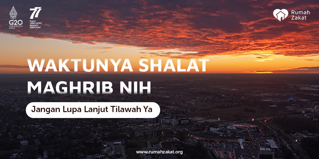 rumahzakat's tweet photo. #MaghribTime
Jika kamu tahu betapa dahsyatnya sujud, kamu pasti tidak akan pernah mengangkat kepalamu dari tanah.
Jangan Lupa Shalat Maghrib ya.
#ShalatYuk #Maghrib #RZInspirasi #Reminder https://t.co/mJFgRh0KJt