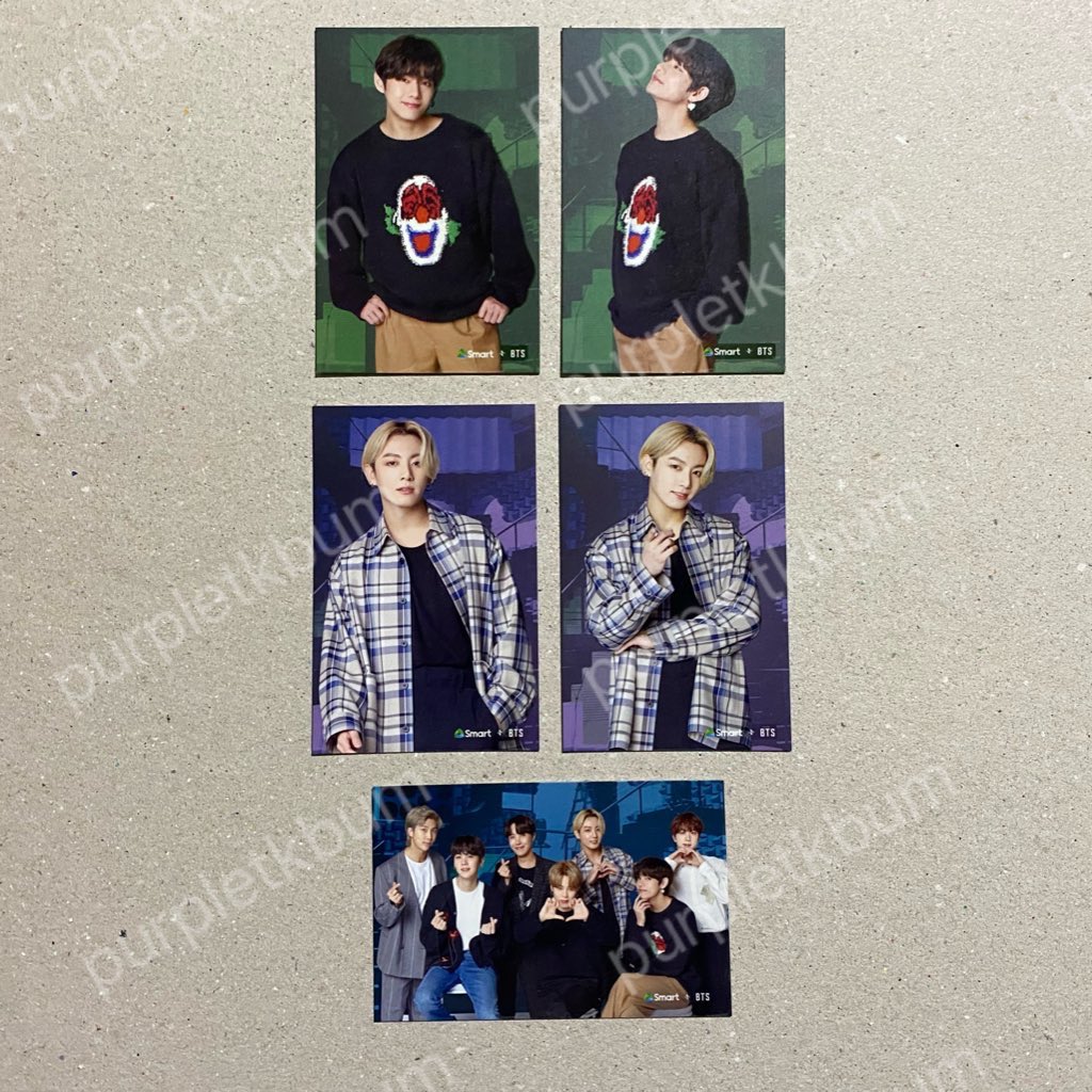 purpletkbum's tweet photo. wts lfb ph only

Smart x BTS Taekook and Group pc

— 9/10 condition
— Php 300 set + lsf
— payo

mop: gcash/unionbank/bpi
mod: ggx 

pls rt @btsmerch_ph @PHBTSonhand_RT 

🏷 wts lfb smart bts pc taehyung jungkook taekook group bts https://t.co/ogU28cQsVQ