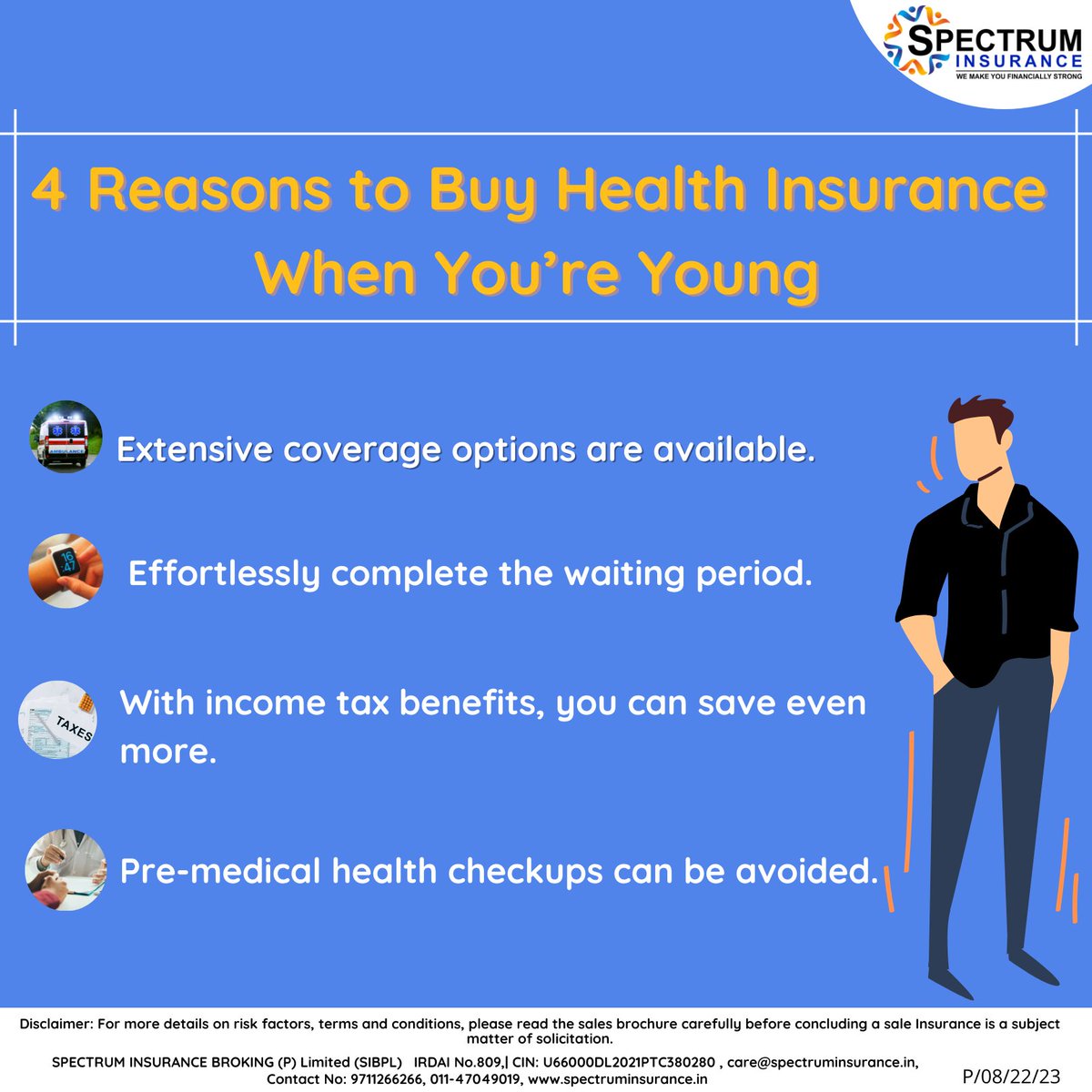 SpectrumInsura2's tweet photo. Before it's too late, get health insurance.
.
.
#Healthinsurance #Spectruminsurance #Spectrum #Lifeinsurance #Insurance #RaheBefikarHamesha #AbHarGharInsurance #Young https://t.co/piJ26lTnbT