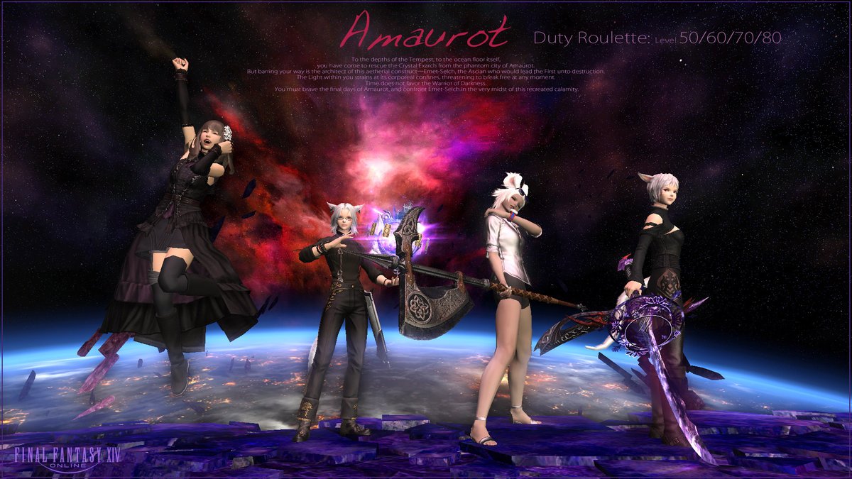 designinstitut3's tweet photo. #FFXIV #FFXIVScreenshots 

Final Fantasy XIV online, the memorial shot
"Amaurot"  ~Duty Roulette: Level 50/60/70/80~ https://t.co/SOl7PDdmQa