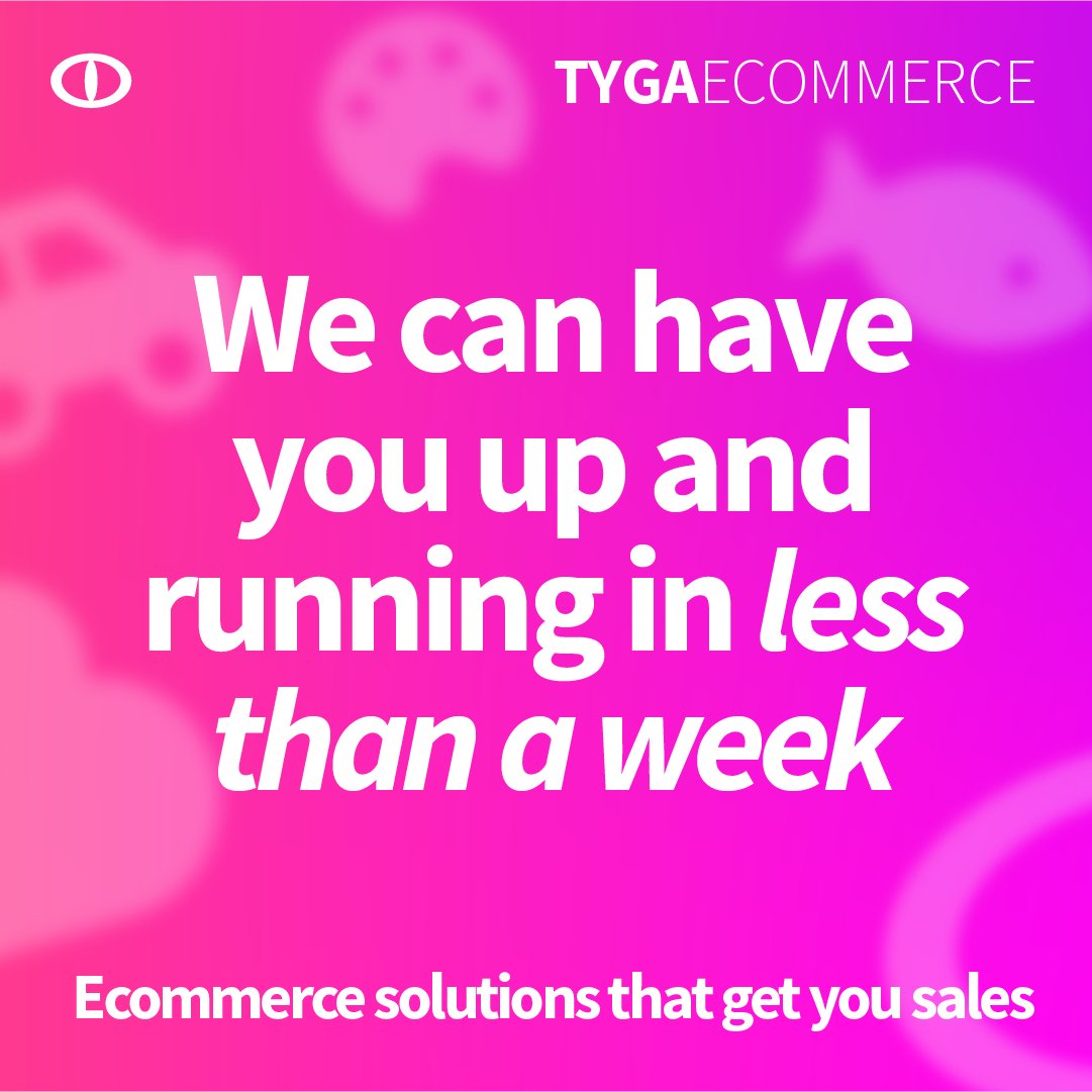 tygamarketing's tweet photo. Are you looking to launch a quick online shop but not sure where to start? Are you wasting hours figuring out what system is best for you? 🥴 DM us for advice!  #ecommerce #marketing #digitalmarketing #ecommercebusiness #webdesign #smallbusiness #onlineshop #dropshipping https://t.co/b7eK5aAEsy
