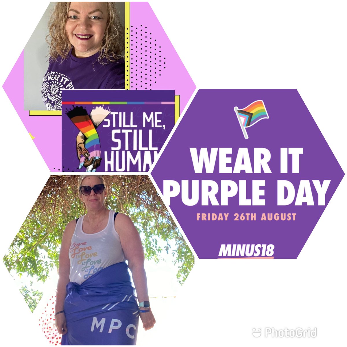 LGBTQPeakers's tweet photo. We are wearing it purple for lgbtq+youth this day! #WearItPurpleDay2022 @MyPeakChallenge @SamHeughan #MyPeakChallenge https://t.co/DefmtR9Ck7