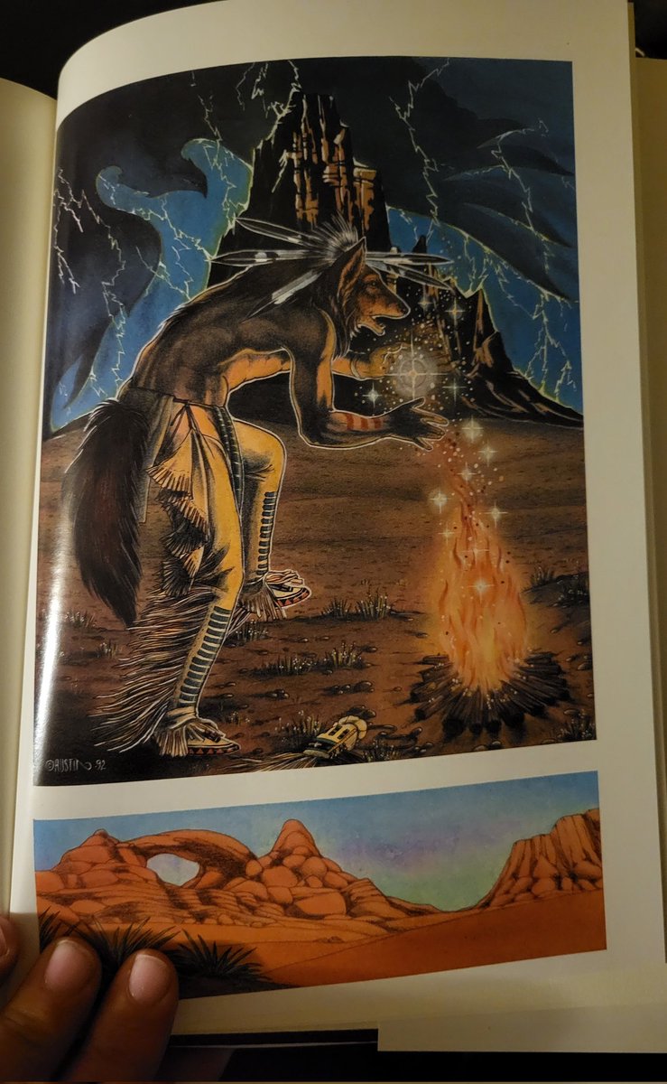 Ritterton's tweet photo. Psst Doc @CBPolt have you ever seen this edition printed by #DonaldMGrant in 1992?
#FurMagic by #AndreNorton illustrated by #AliciaAustin https://t.co/B5obSeYJ1A
