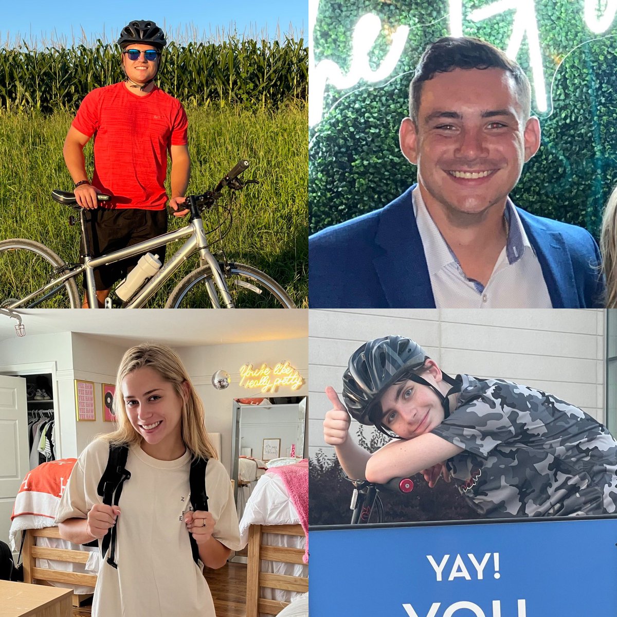kcdad's tweet photo. Summer is coming to an end for the family…3 kids in school & 1 graduated. All are at the place they are meant to be. Proud papa of four great ones! Looking forward to an awesome year and great accomplishments with this group. #CFP #govsbsb #austinpeay #arkansas #arkzeta #otms https://t.co/IHSSb67l6f