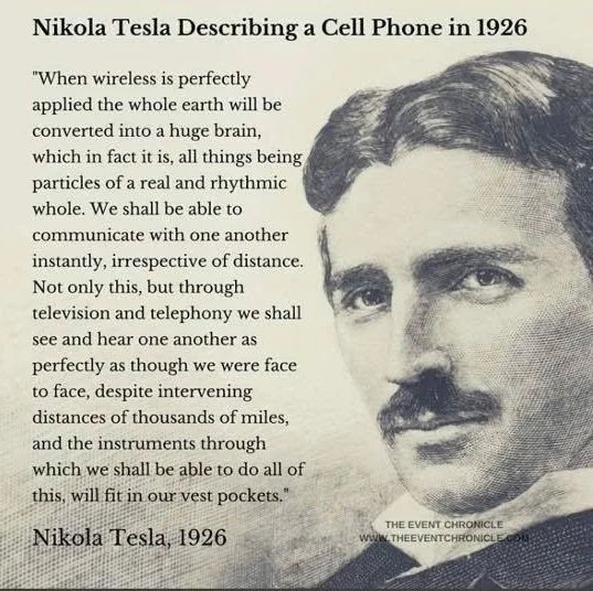 JessicaTetreau's tweet photo. I feel like Nikola Tesla would agree that wireless is FINALLY going to be perfectly applied. It took Elon’s work to finally make it perfect. 🥲🙌🏼 https://t.co/uXWhR6oAOd