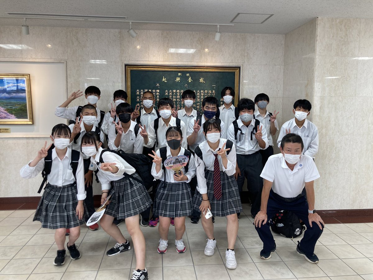 丸子修学館高校1年生の皆さんが来てくれました！? 松本校はどうでした 