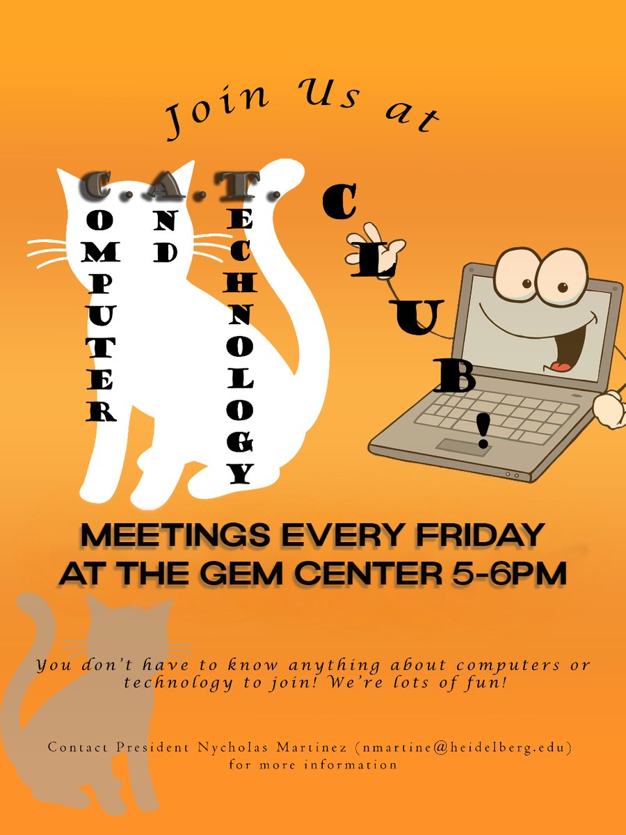 Come join us tonight at 5 in the GEM Center, located in Krieg Hall, for our first meeting of the year! Hope to see you there!