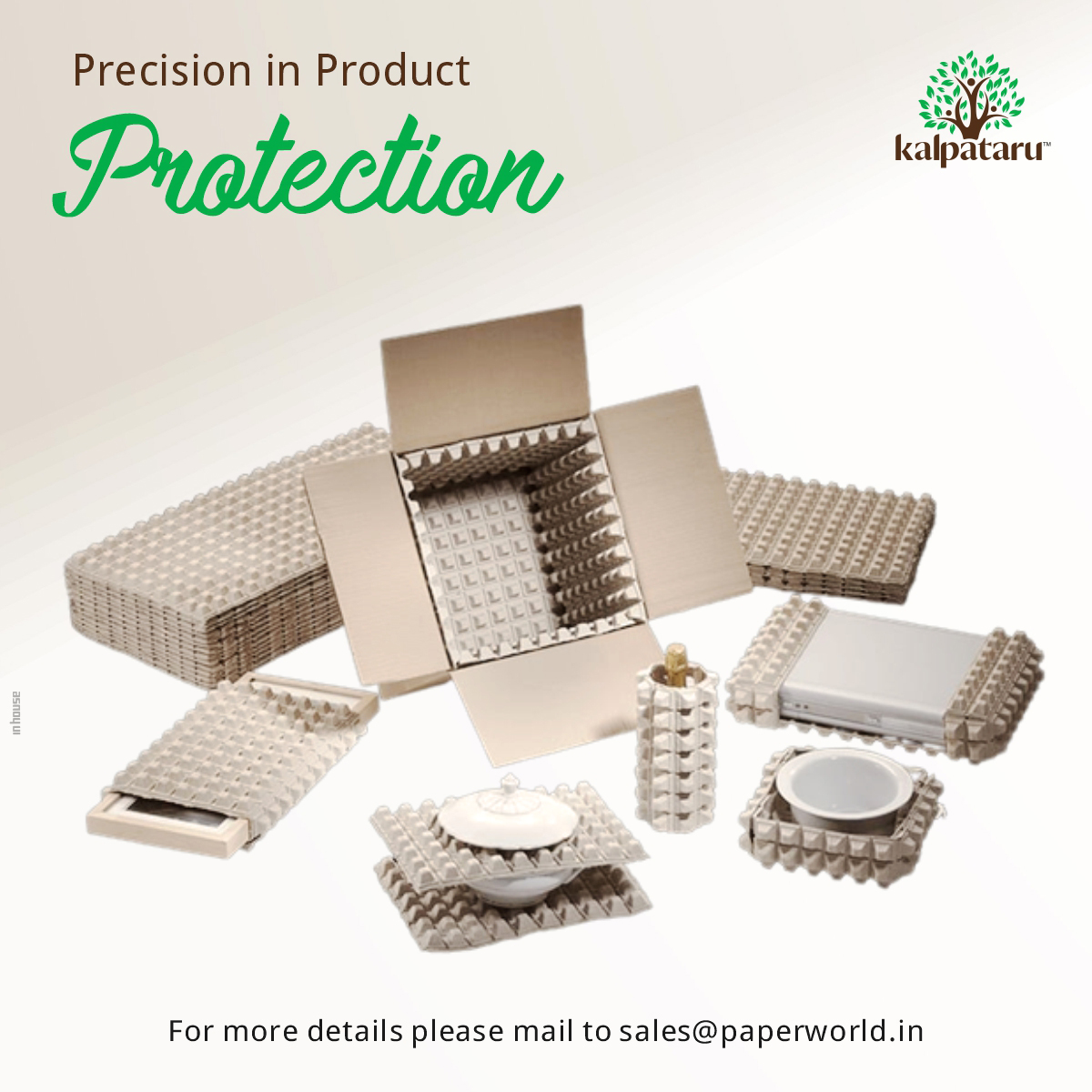 KalpataruPapers's tweet photo. Our eco-friendly, biodegradable moulded pulp corner protectors provide the necessary protection during shipment.

 #kalpataru #recycledpaper #kalpatarullp https://t.co/GzeyfDnCSF