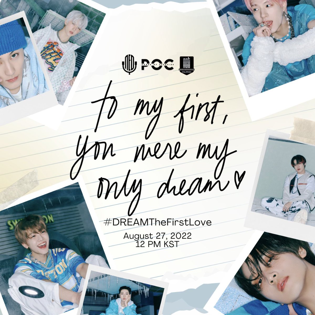 NCTZEN_RADIO's tweet photo. 📢 TWITTER SPACE EVENT

Together with @CzenniesPH and 
@NCT_Philippines, we gladly present to you 'To My First, You Were My Only DREAM'!

Join us as we celebrate #NCTDREAM's 6th anniversary on August 27 at 12 PM KST 💙

#DREAMTheFirstLove
@NCTsmtown_DREAM https://t.co/c1a1266DzT