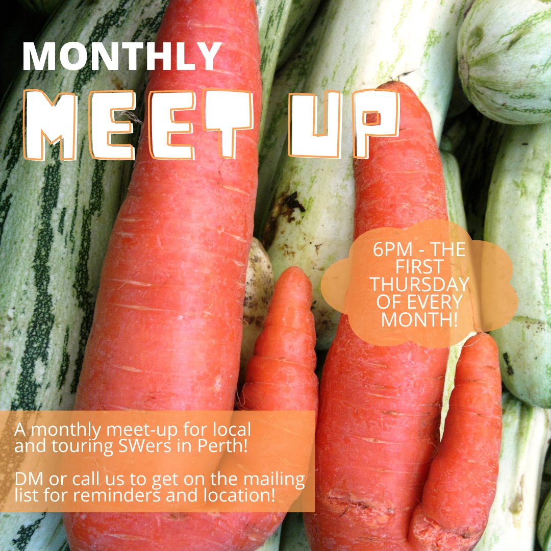 Just a reminder for the SW meet-up next week!

Join your comrades on Thursday 1st September @ 6pm at a bar in Northbridge.

Chuck us a message or give us a call on (08)93281387 for venue name or to get on our mailing list for monthly reminders. 

See you alligators later 🐊😎