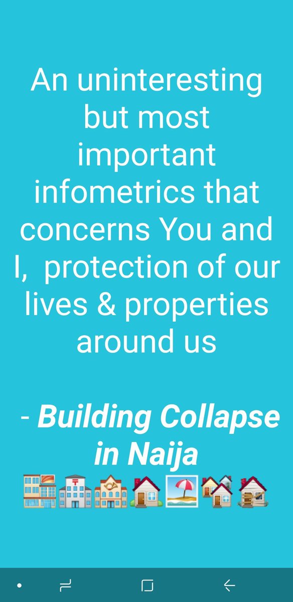 theinsureafrica's tweet photo. We did a writeup few days ago on our whatsapp status on the incidence of public building collapse in Nigeria and THE ULTIMATE REASON WHY INSURANCE OF EVERY PUBLIC BUILDING IS IMPORTANT!

Do the right thing always - Public Building Insurance 

#LagosBuildingCollapse #insurance https://t.co/XW7xwvMpne