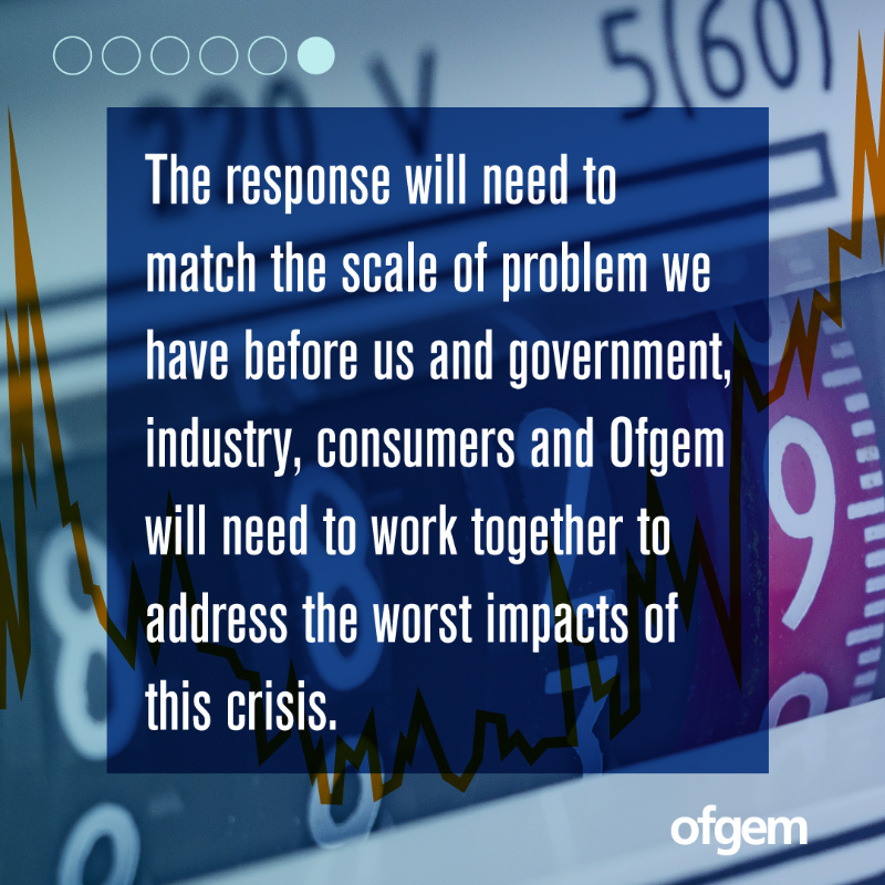 ofgem's tweet photo. 📣The energy #PriceCap is changing and this could affect you
Record high global gas prices mean on Saturday 1 October the energy price cap will rise to an average of £3549 per year
Tap for more⬇️