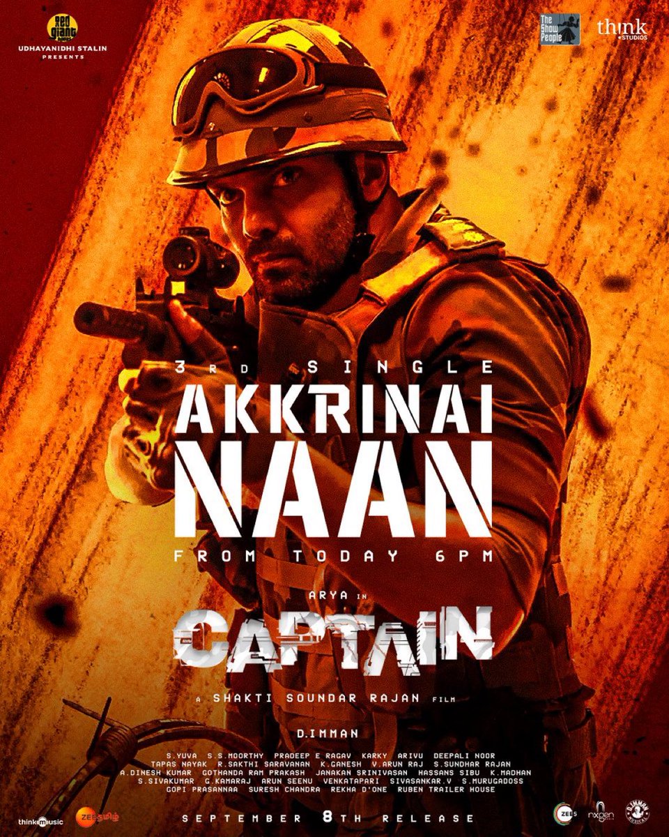 sathishmsk's tweet photo. A Surprise waiting for all the @therukuralarivu ๐ฅ fans out there ๐ช๐ผ #AkkrinaiNaanFromToday
#CaptainSingle
@arya_offl @ShaktiRajan @SimranbaggaOffc #AishwaryaLekshmi @adithyalive @immancomposer @madhankarky @tkishore555 @thinkmusicindia @RedGiantMovies_ @Udhaystalin https://t.co/lNkhZlBNmn