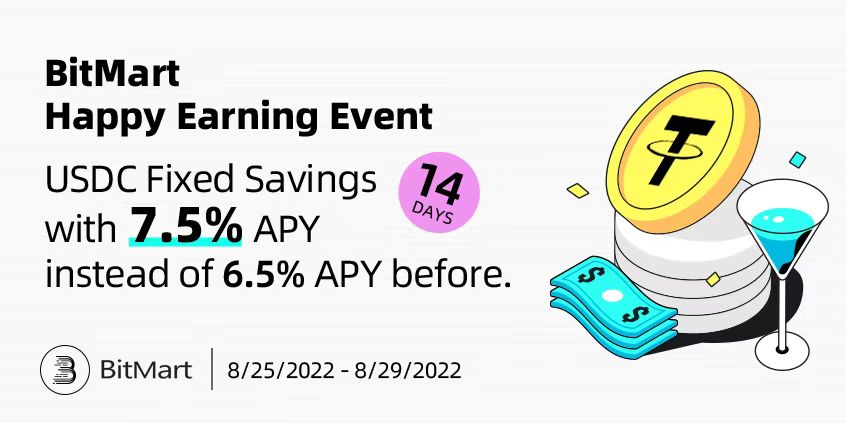 #BitMart Earn
 🤩Happy Earn, Happy Friday!