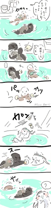 仲がいいの悪いの?(ラッコ三尊+懐桑) 