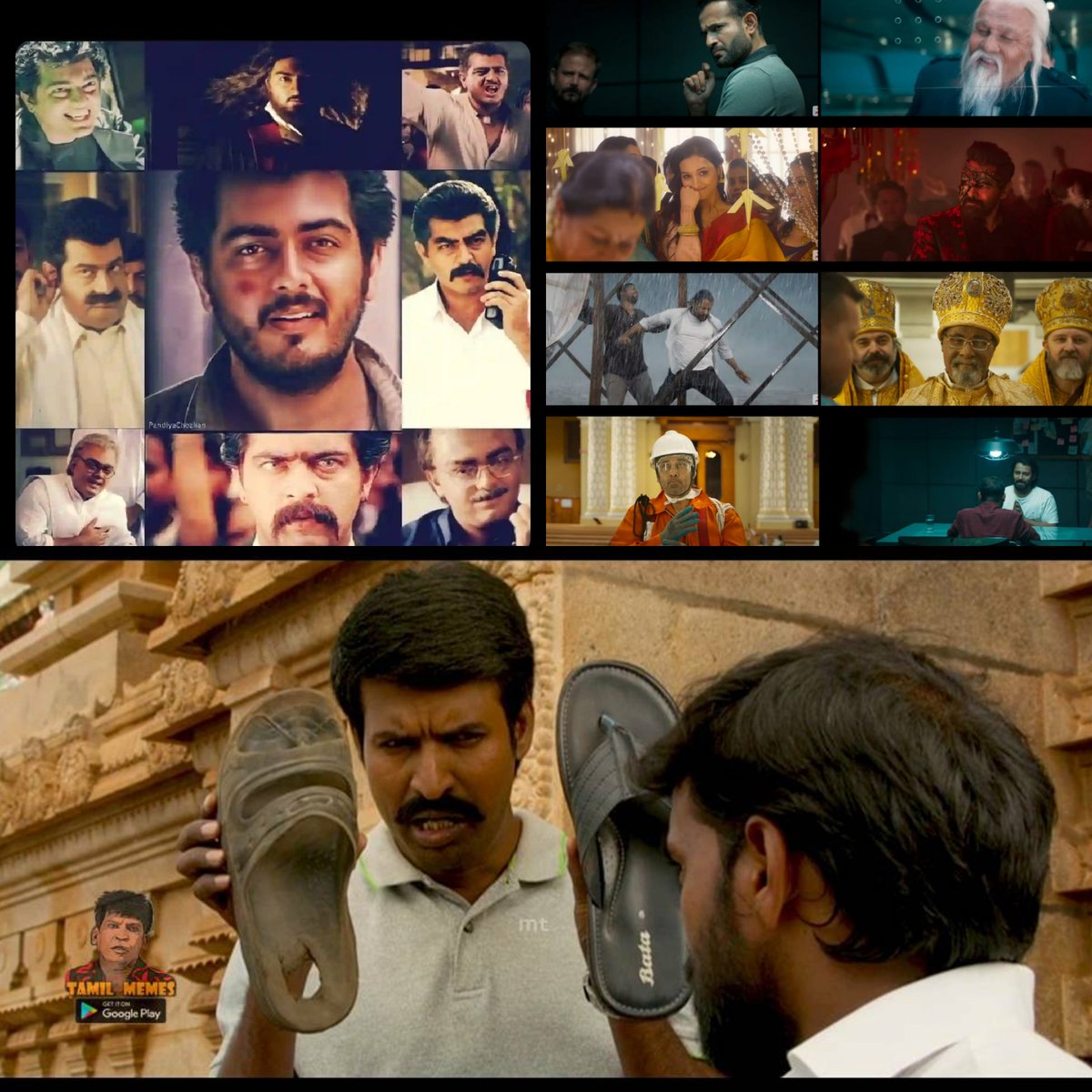 Trollheadajith's tweet photo. யார் கூட யாரடா கம்பேர் பண்றிங்க 🤧🚶

#ChiyaanVikram @chiyan 
#CobraTrailer 

@actorvijay #Varisu https://t.co/hMrX3wSxqa