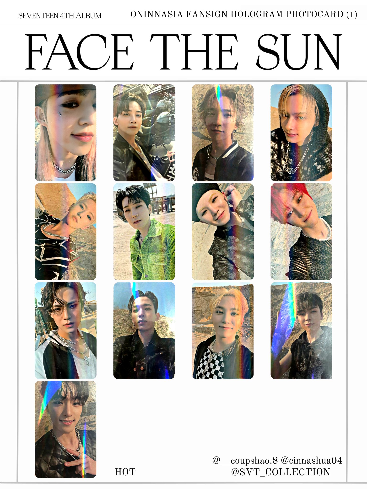 SEVENTEEN バーノン　face the sun 台湾　ヨントン　トレカ SEVENTEEN バーノン FACE THE SUN トレカ - メルカリ