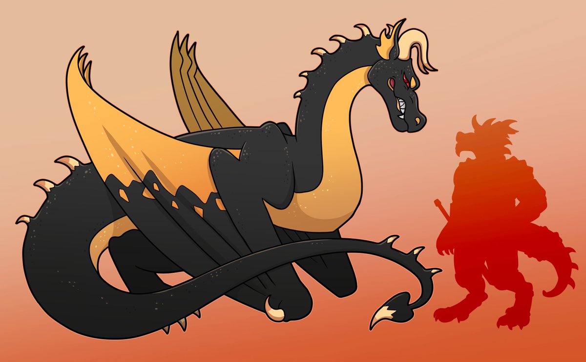 Vampyrps's tweet photo. Kaz's new wyvern! @Taidoran_RP https://t.co/iKYP5e7jd7