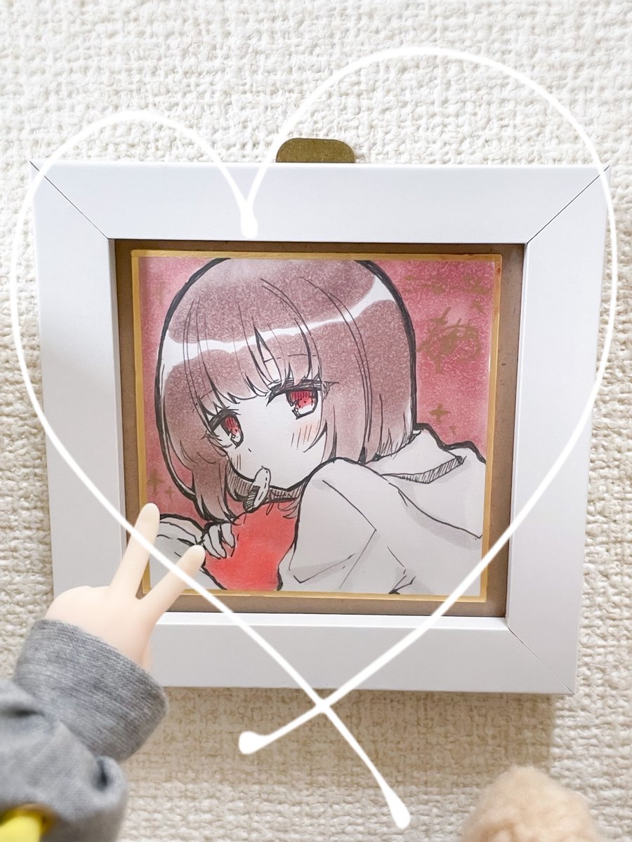 ranarinaruna3's tweet photo. きださんが描いてくれました☺️❣️うれしい〜！ https://t.co/IeDontP4Ih