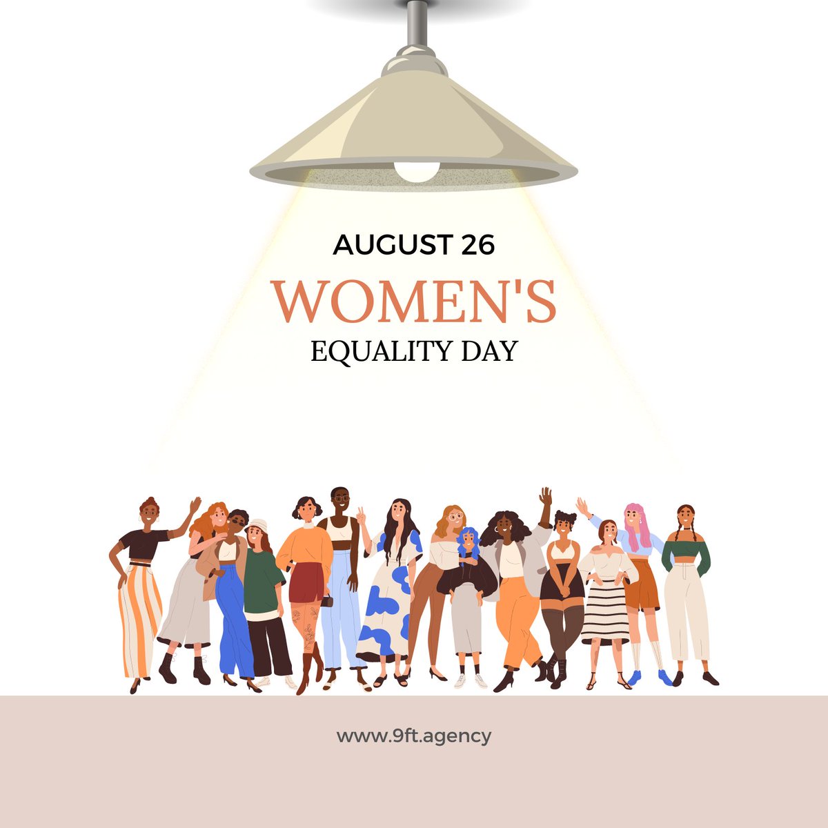 9FTAgency's tweet photo. Empowering Women isn't just the right thing to do, It's the Smart thing to do...

Happy Women’s Equality Day!

#womensequalityday #womenempowerment #womensequality https://t.co/tgDWuiAuwo