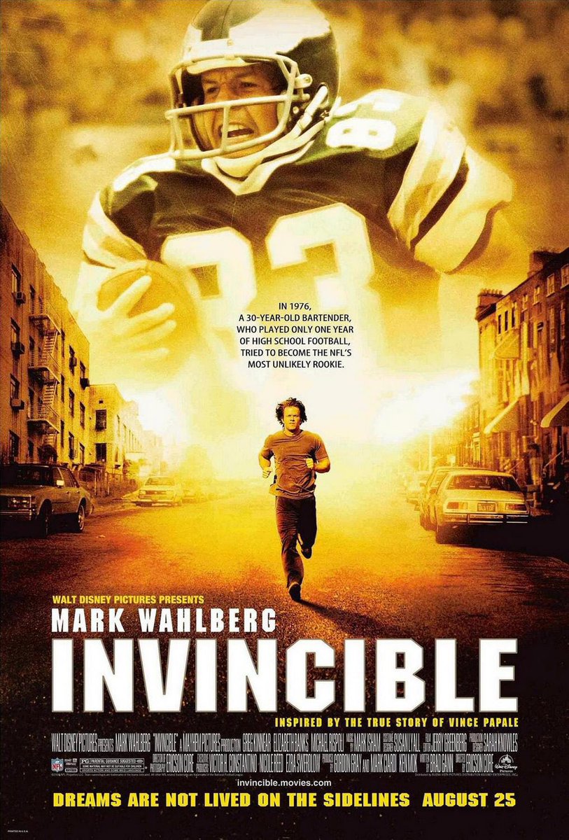 FilmNewsNos's tweet photo. 🎬MOVIE HISTORY: 16 years ago today, August 25, 2006, the movie ‘Invincible’ opened in theaters!
#MarkWahlberg #GregKinnear #ElizabethBanks #KevinConway #MichaelRispoli #KirkAcevedo #DovDavidoff #MichaelKelly #SalDarigo #MichaelMulheren #MichaelNouri @ItsPaigeTurco #EricsonCore https://t.co/VRl0YEbSiS