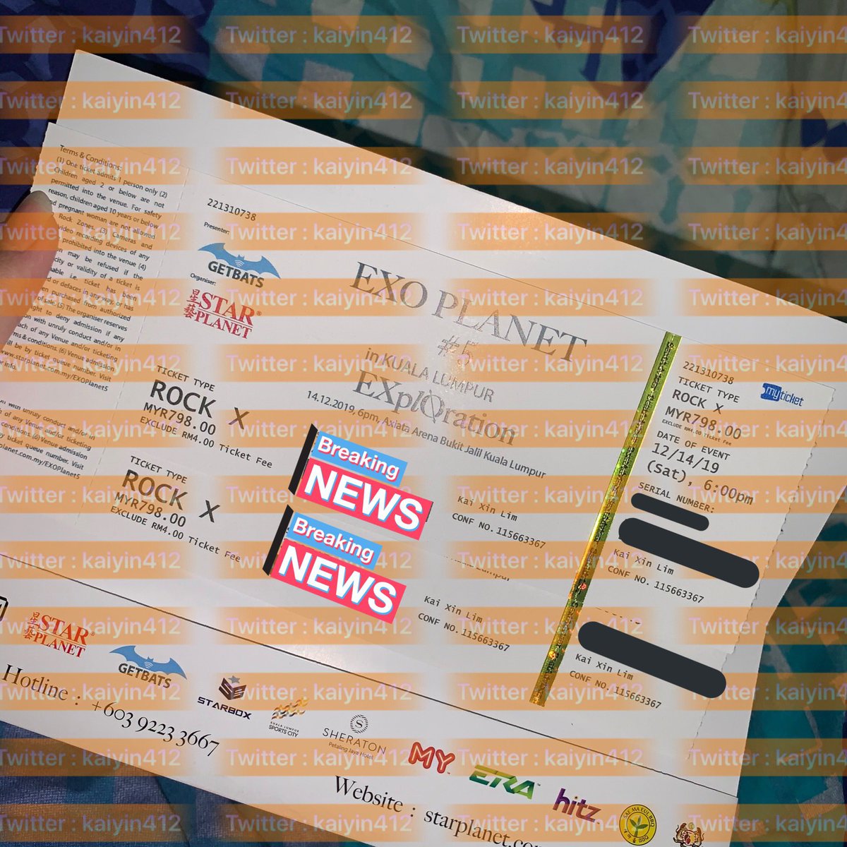 kaiyin412's tweet photo. 🎫 Ticket Service for #SUPERSHOW9inKUALALUMPUR 🎫

✅Trustable and Experienced

Charged RM45 per ticket.
DM to order🫶🏻

 #SUPERJUNIOR #슈퍼주니어 #SS9inKL #SS9inMY #SUPERJUNIORinKL #SUPERJUNIORinMY #SuperShow9inKL https://t.co/2lp2RkQlE5