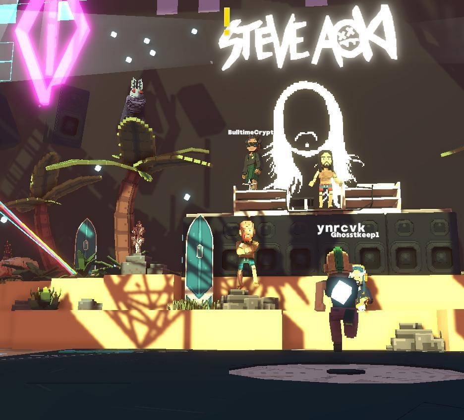 <a href="/TheSandboxGame/">The Sandbox</a> <a href="/steveaoki/">Steve Aoki</a> I just participated in the #SandboxAlphaS3Giveaway for a chance to win 500 SAND! On stage with Steve Aoki, check out my screenshot below!
👇
