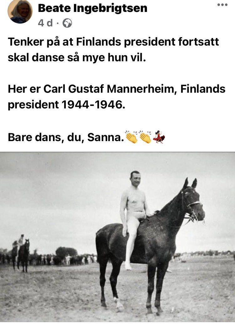 Fortsett og dans du <a href="/MarinSanna/">Sanna Marin</a> 🎈