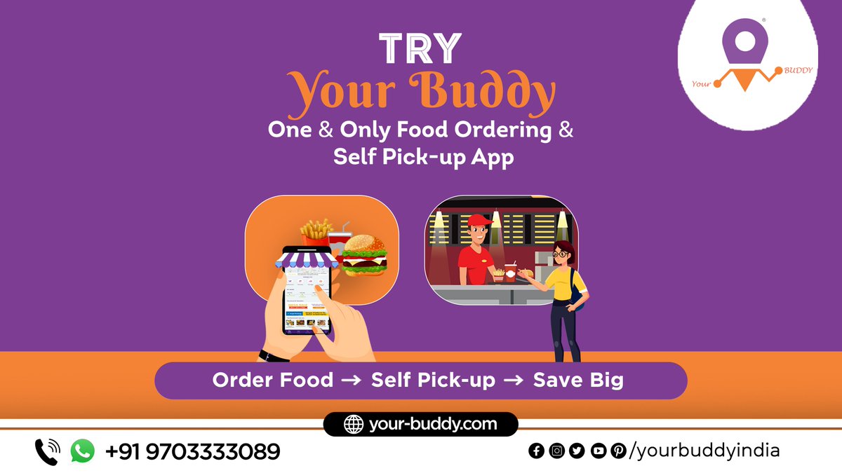 yourbuddyindia's tweet photo. Try Your Buddy one and only Food Ordering and Self Pickup App.

Download Now : https://t.co/AslQu0FMXn

#yourbuddy #hyderabadfoodlover #hyderabadfood #foodorderingapp #foodorderapp #orderrestaurant #orderrestaurantapp #takeawayorder #pickuporder #ordernow #downloadnow https://t.co/0ZNJpaWJ6x