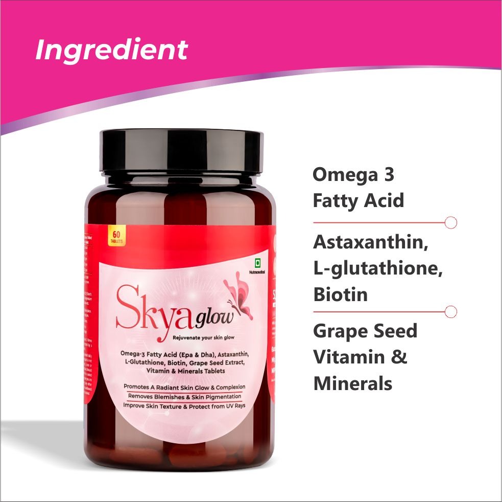 sparkzonIndia's tweet photo. Skyaglow L- Glutathione, Astaxanthin Skin Whitening Capsule Supplement for Glowing Skin Enriched with Vitamin C, Grape Seed Extract, Biotin, Omega-3 Fatty Acid, For Men And Women.
Visit website :-https://t.co/c6fbtB0IbY
#sparkzonnutra  #improveskintexture #removepigmentation https://t.co/W8MHyIYQpl