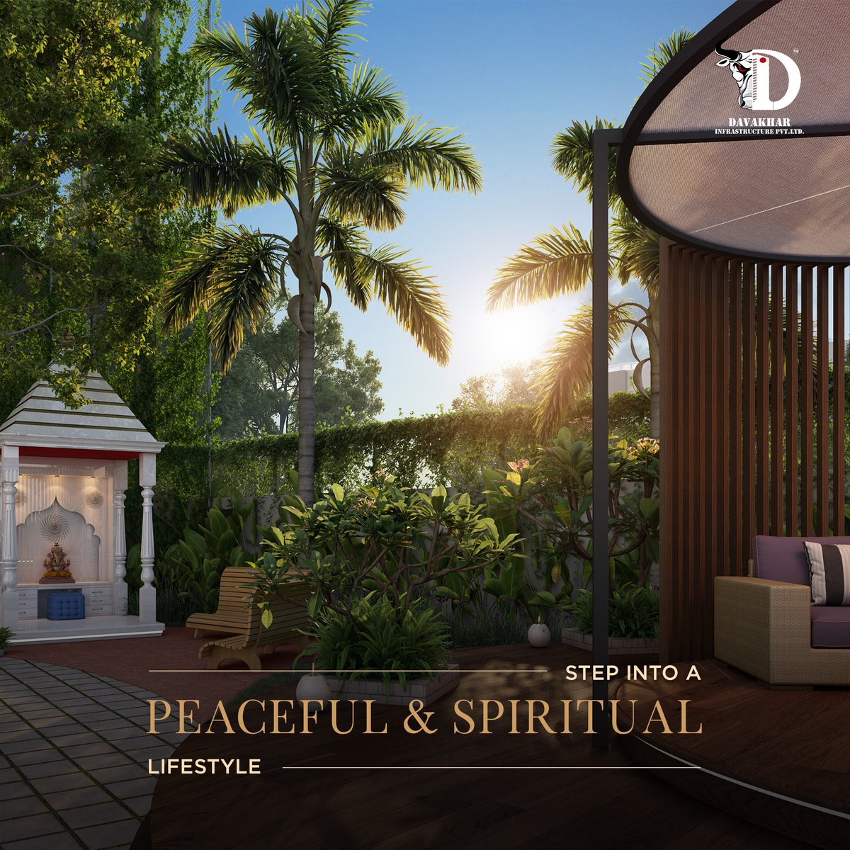 Davakhar_Infra's tweet photo. Here's to peaceful spaces, special moments &amp; joyous times. Spend your leisure by taking a step towards leading a peaceful &amp; spiritual life at Davakhar Elegance.

#Davakhar #Amenities #Leisure #Garden #Spiritual #Peace #Divine #HealthyLifestyle #luxuryLiving #Kalyan #Mumbai https://t.co/wTElP8b9cu