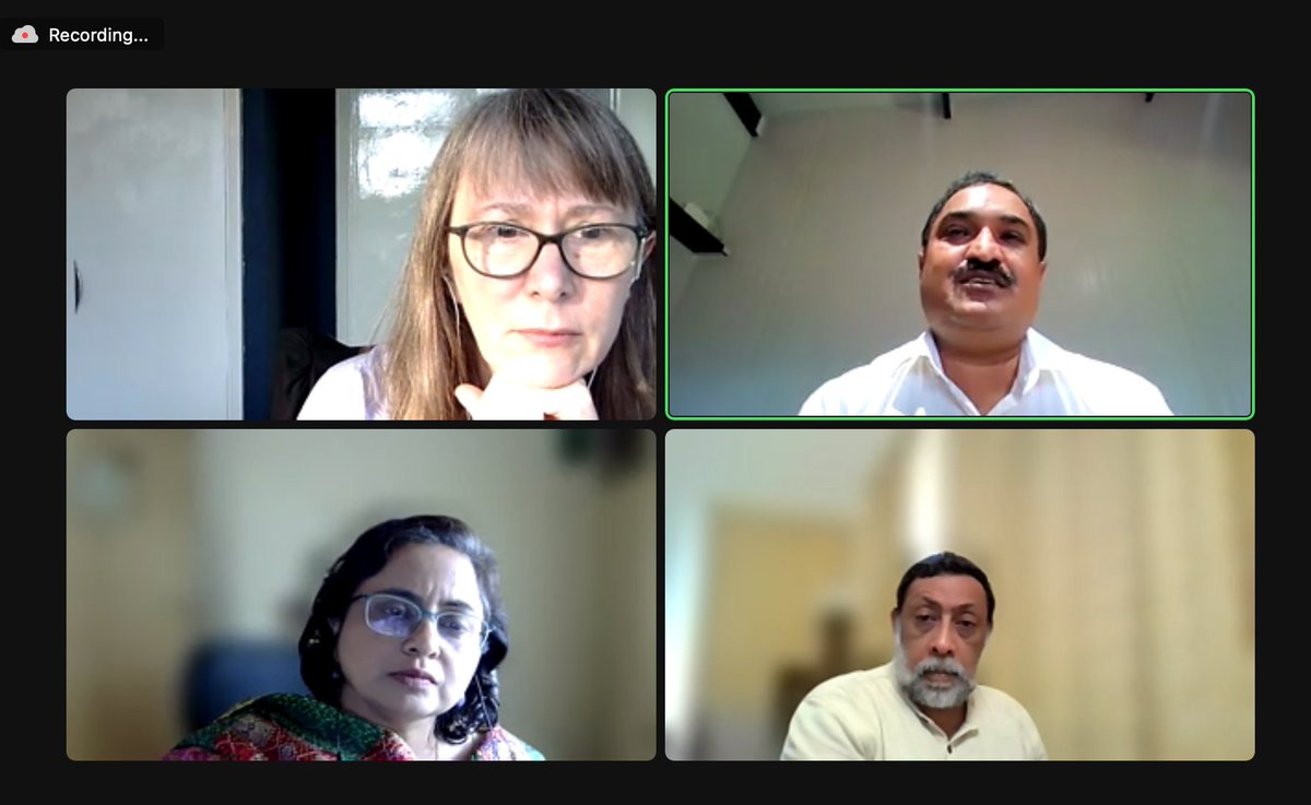 #HappeningNow Session on #participatory #grantmaking with this eminent panel! Join us to listen to Ginny, Paromita, Sachin and Joseph talk about their experiences in working on making grant-making a participatory process, a bottom-up process. Register here forms.office.com/r/DxAXFWDVQa