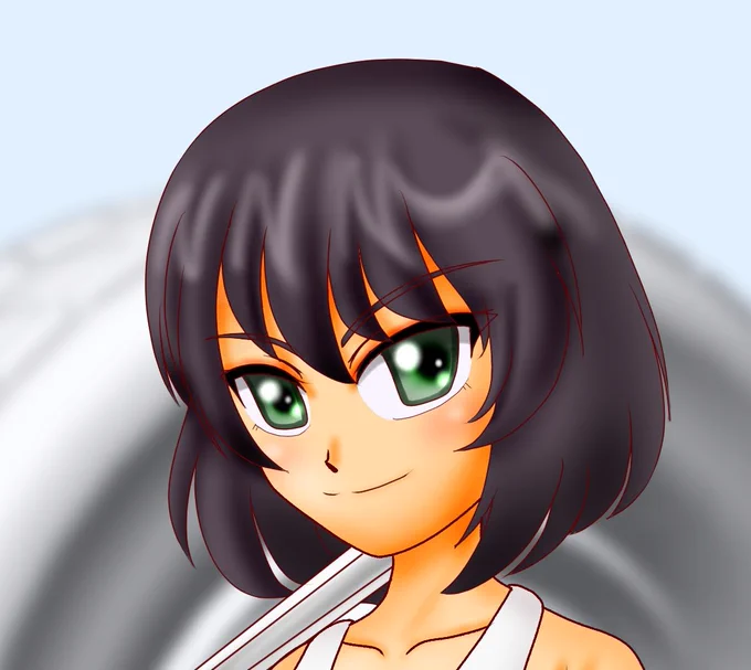 自分が思うホシノっぽさいうと薄めの褐色肌、ツリ目、内側に巻いたサイドヘアーかな 