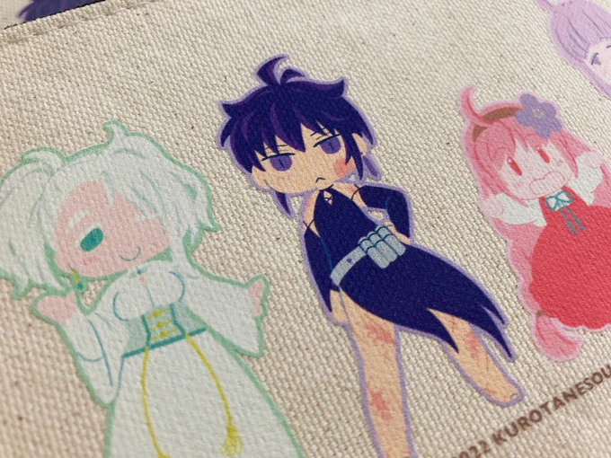 わー!#いちたみ4 #コミティア141 合わせのグッズ届きましたかわぅいいー!!ポーチの方は汚れないうちに袋詰めします 