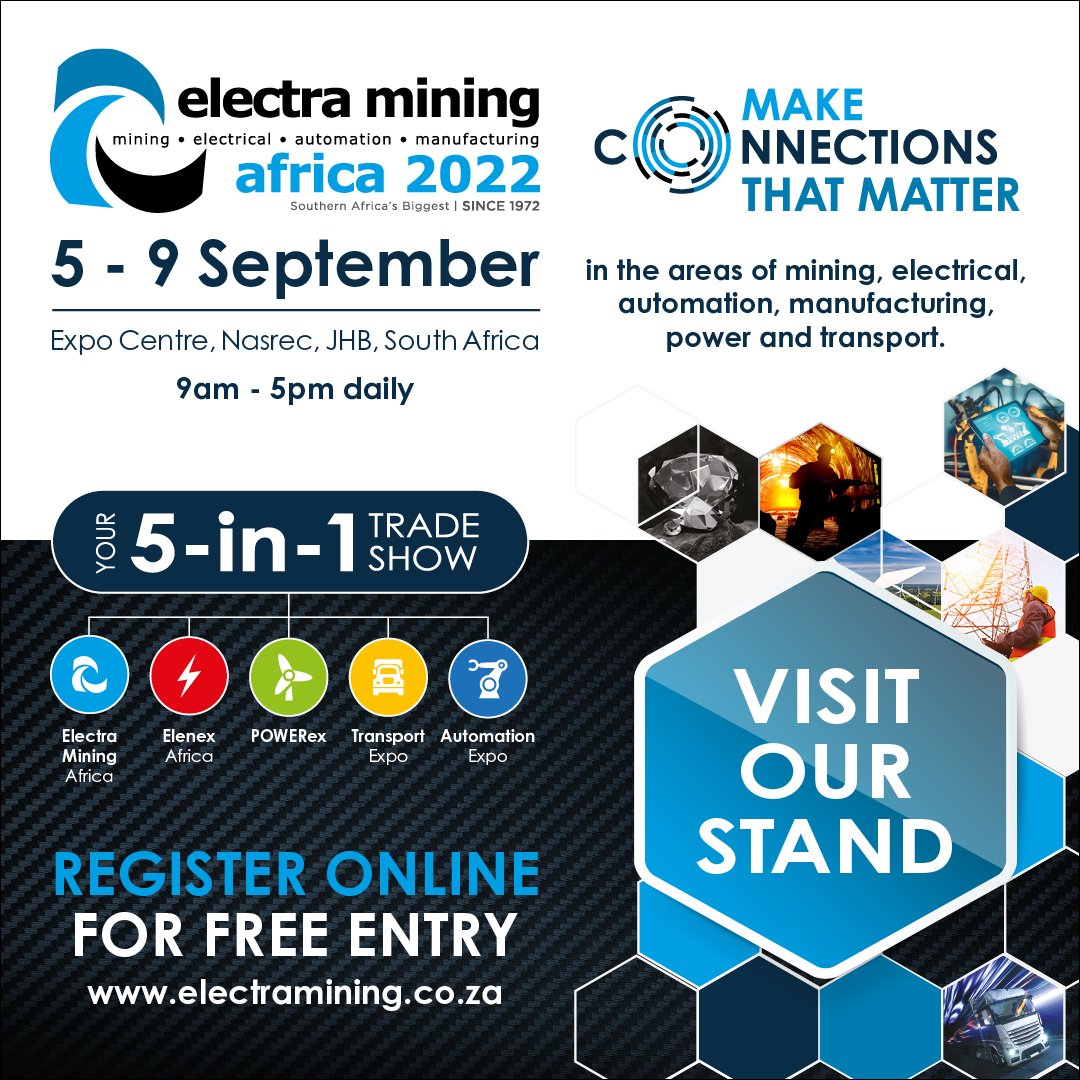 Visit MEMSA at Electra Mining Africa 5-9 September 2022, Hall 9 Stand F17 
electramining.co.za/exhibiting/