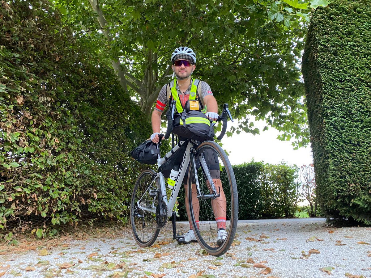 Thomas (31) fietst in twaalf dagen naar Genua: “Om kankerpatiënten te steunen” #KOTK ringtv.be/nieuws/thomas-…