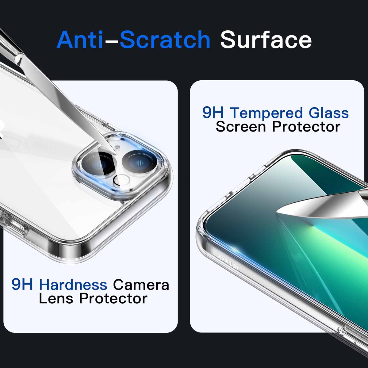 JETech_US's tweet image. 3-in-1 Phone Case❣❣❣
Bumper Case &amp;amp; Screen Protector &amp;amp; Camera Lens Protector😄😄😄
Provide all-around protection for your phone👀
#iPhone14case #CameraLensProtector
