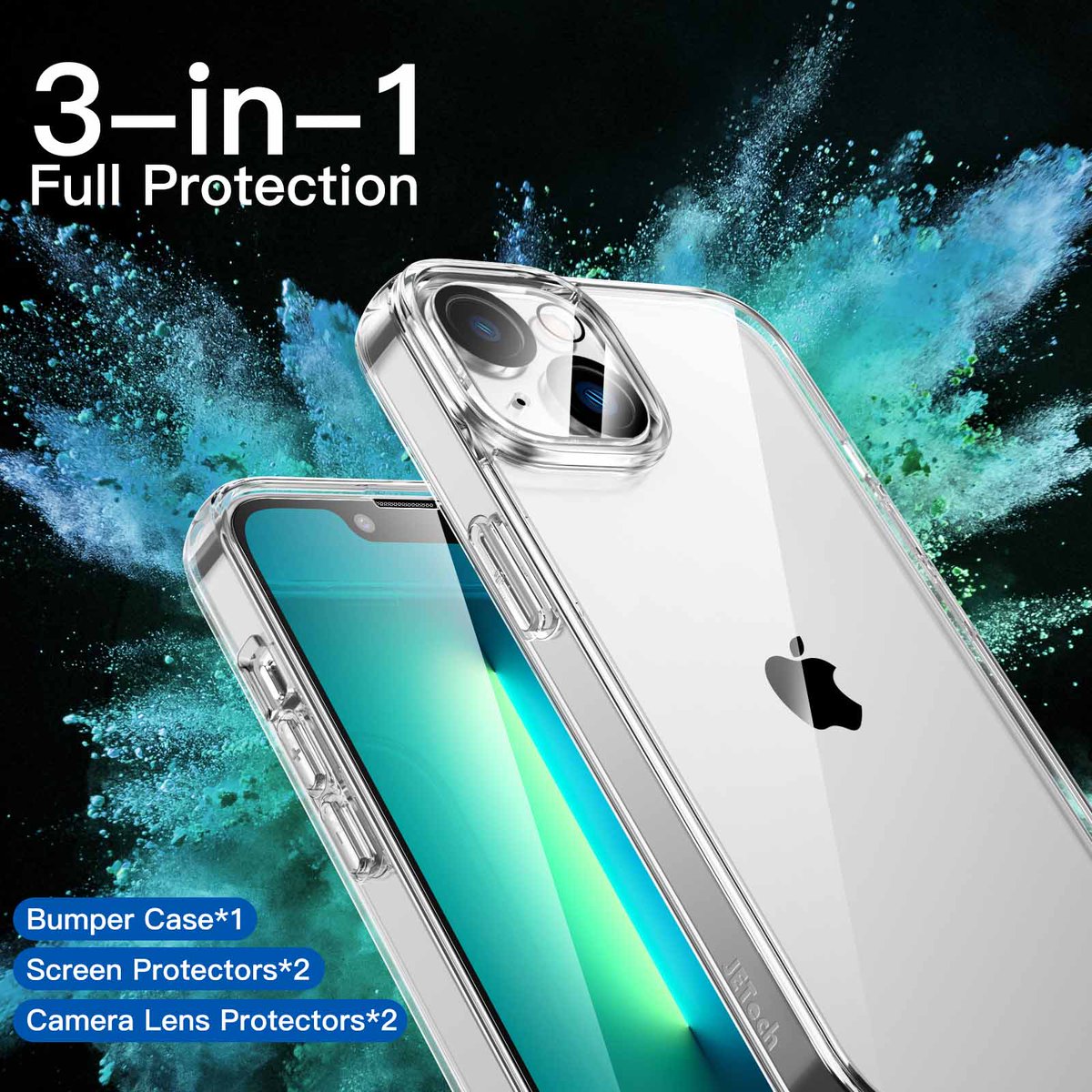 JETech_US's tweet image. 3-in-1 Phone Case❣❣❣
Bumper Case &amp;amp; Screen Protector &amp;amp; Camera Lens Protector😄😄😄
Provide all-around protection for your phone👀
#iPhone14case #CameraLensProtector