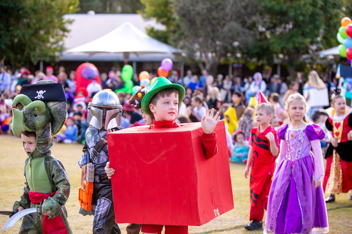 OrmistonCollege's tweet photo. What a fantastic finale to Book Week! The Junior School Book Week Parade featured an abundance of colourful, magical and whimsical characters. Thank you to all the parents and carers who helped bring the these characters to life. Happy Book Week everyone! 
#BookWeek #BookWeek2022 https://t.co/EgcXIapbu0