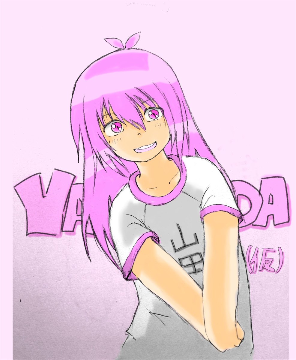 「山田(仮)さん描いた(=゜ω゜)ノ声も素敵なので、ラジオトークで聴いてねーヾ(*」|まるも☆『きゃぴ』Kindle版発売中！のイラスト