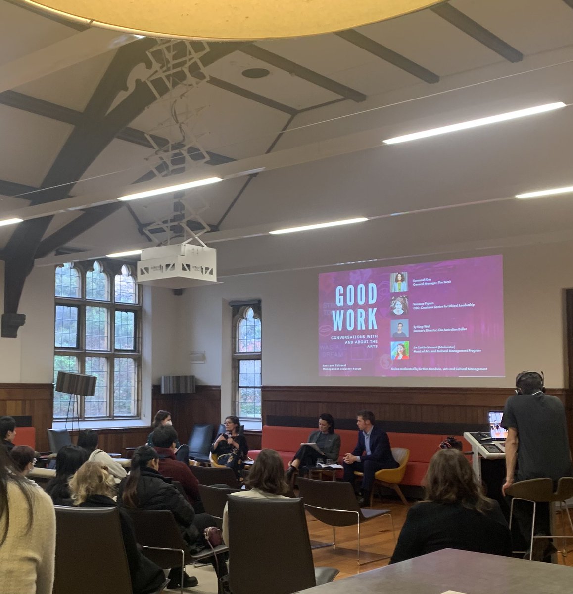 Great discussions today about positive change in the arts at the Good Work industry forum for the <a href="/ArtsUnimelb/">Faculty of Arts</a> Arts and Cultural Management program