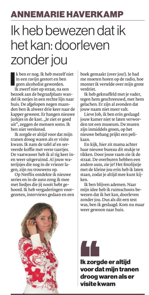 havermarie's tweet photo. Negen maanden zonder Job. Ik heb mezelf niet in een ravijn gestort en ben geen alcolist geworden. https://t.co/WWfIV2jbSy