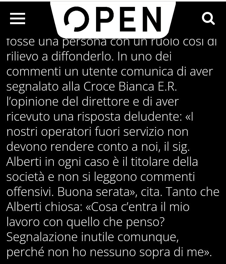 italymystery's tweet photo. #femminicidio #AlessandraMatteuzzi
Rivolgetevi ad un altro servizio ambulanze, non c'è da fidarsi di spara questi commenti schifosi 
#donatelloalberti #crocebianca
 
https://t.co/W88NpsNjbE https://t.co/owJsb0vYir