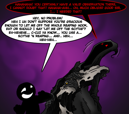 HSDeathParty's tweet photo. HSDP: 2-35b
#HighSchoolDeathParty #horror #darkhumor #GrimReaper #Death #bestdad #GuiltyGearReference https://t.co/53ObTwACD1