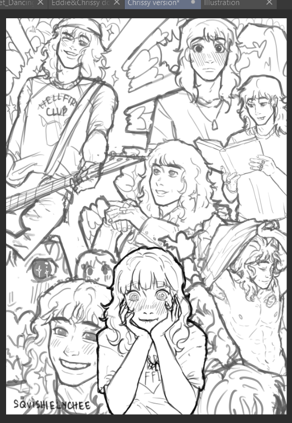 #HellCheer wip
Chrissy version