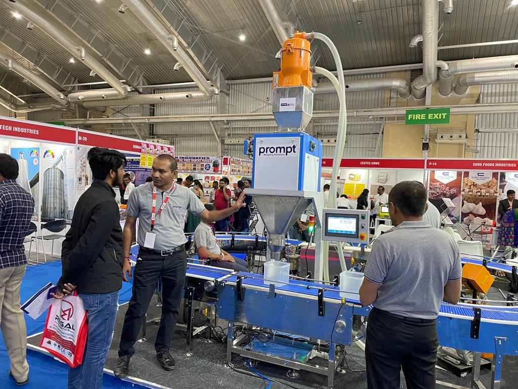 Prompt_Scale's tweet image. Meet Prompt Weighing Solutions
at GrainTech India 2022
Be there to experience the live demonstration of weighing and bag filling systems.
Visit us at Hall no 1, Booth No. M-18, M-19
#graintechindia2022 #weighingsolutions #scaleupyourbusiness