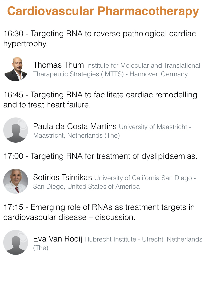 TRAIN-HEART ITN (@trainheart4) on Twitter photo Today afternoon, very interesting talks, by #TRAIN -HERAT PIs @ThomasThum_Lab and <a href="/pdcmartins/">Paula Costa Martins</a> in #ESCcongress2022.
<a href="/TRAINHEART4/">TRAIN-HEART ITN</a> <a href="/WindtLeon/">Leon J. de Windt</a> <a href="/escardio/">European Society of Cardiology</a> Today afternoon, very interesting talks, by #TRAIN -HERAT PIs @ThomasThum_Lab and <a href="/pdcmartins/">Paula Costa Martins</a> in #ESCcongress2022.
<a href="/TRAINHEART4/">TRAIN-HEART ITN</a> <a href="/WindtLeon/">Leon J. de Windt</a> <a href="/escardio/">European Society of Cardiology</a>