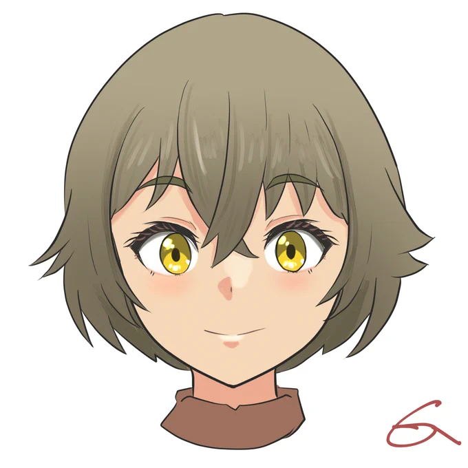 オリジナル子を描いてました 